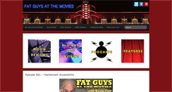 Desktop Screenshot of fatguysatthemovies.com